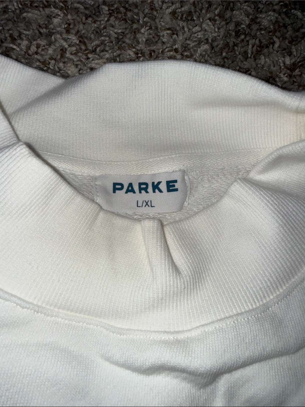 PARKE - Polka Dot Letter Varsity Mockneck - NEW IN BAG - Picture 5 of 5